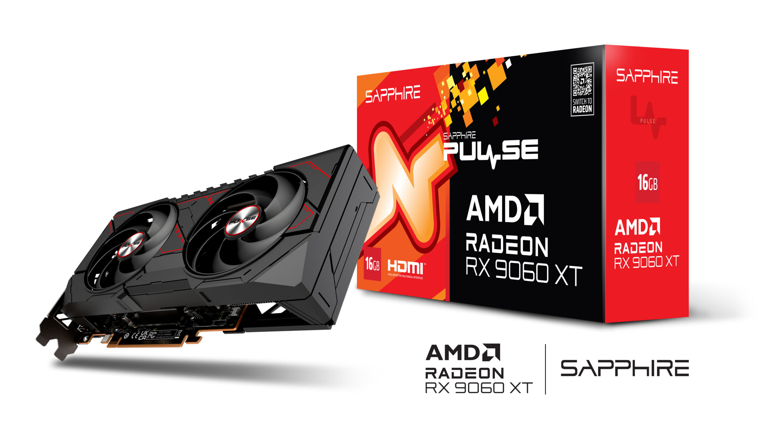 Sapphire Placa video Pulse Radeon RX 9060 XT OC 16GB, 16GB GDDR6, 128 bit, PCI Express, 11350-03-20G - imagine 9