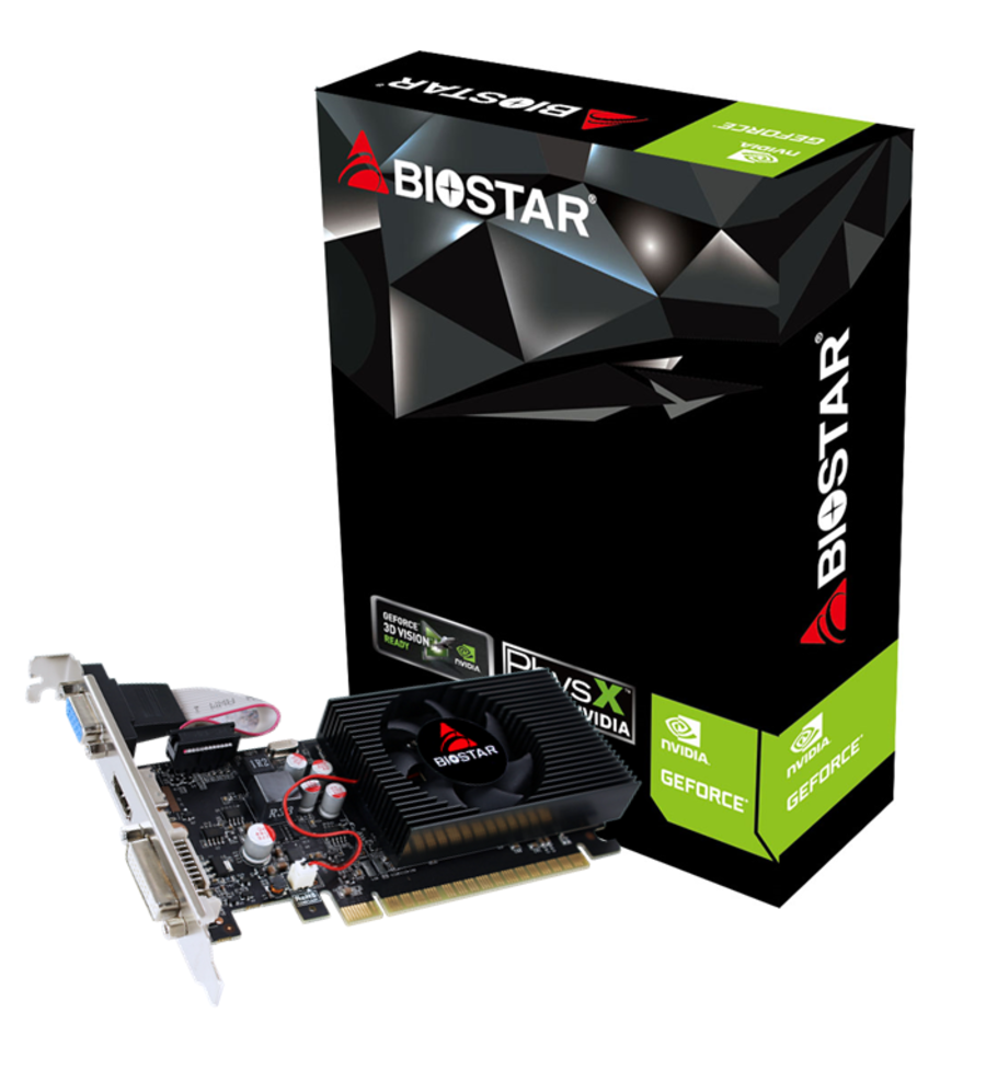 BIOSTAR Placa video GeForce GT730 D3 LP, 4GB GDDR3, 128bit, PCI Express 2.0 x16, 1 x VGA, VN7313TH41