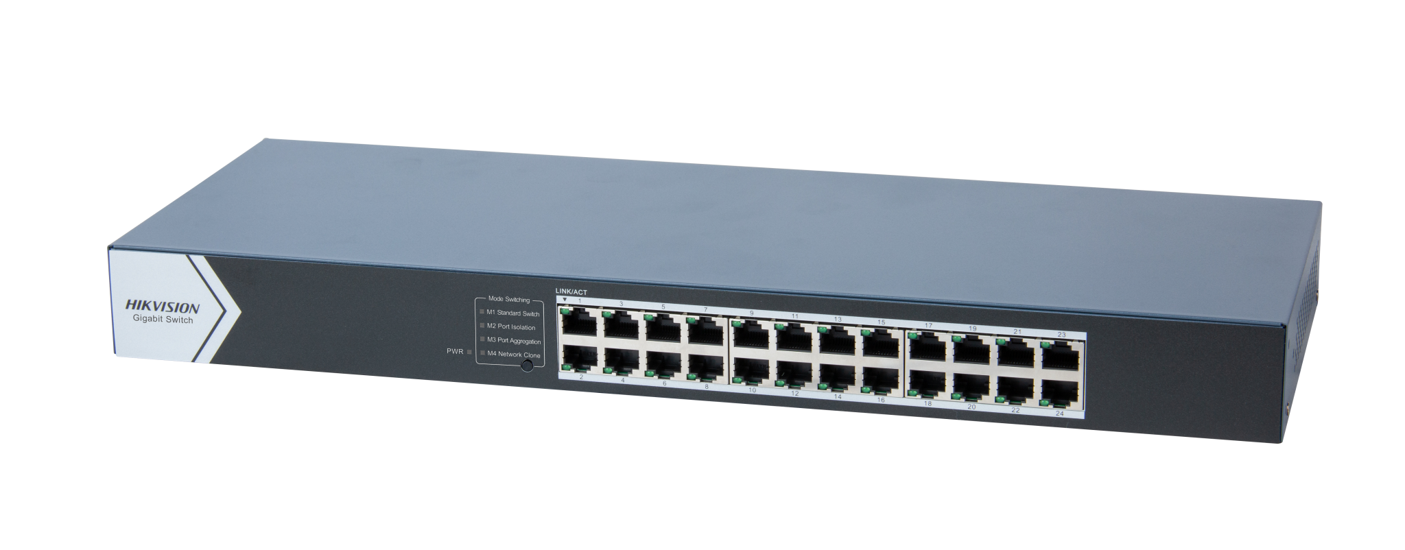 HIKVISION 24-Port Gigabit Switch 24 × 10/100/1000 Mbps RJ45 Port Easy Plug-and-Play, DS-3E0524-E(C)