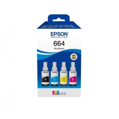Epson Combo-Pack Original CMYK, 664 Combo pentru, C13T66464A