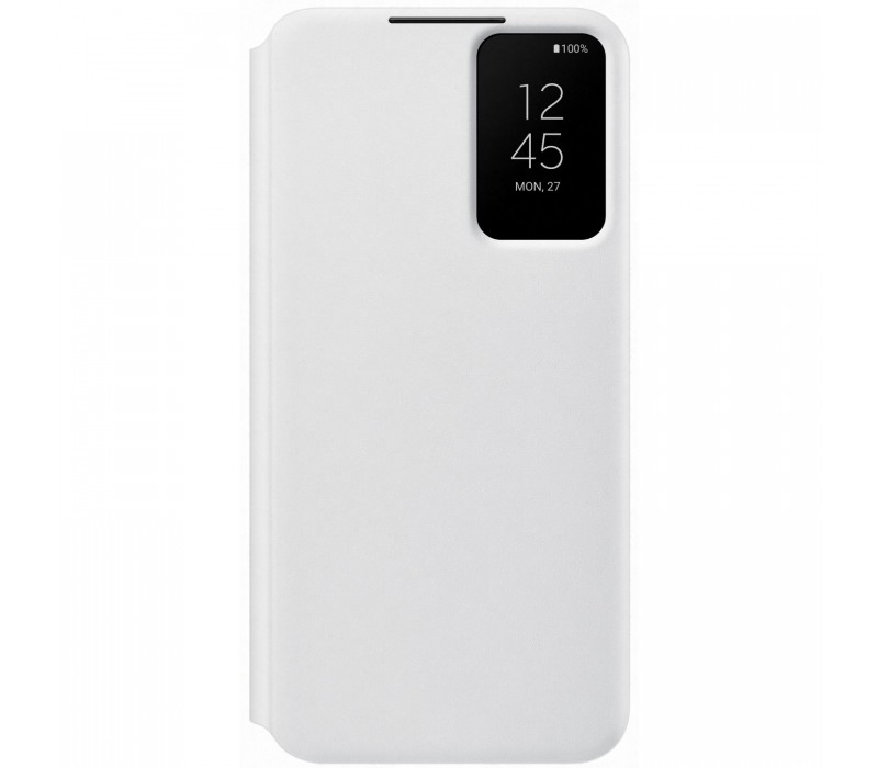 Samsung Galaxy S22 Plus; Smart Clear View Cover; White, EF-ZS906CWEGEE