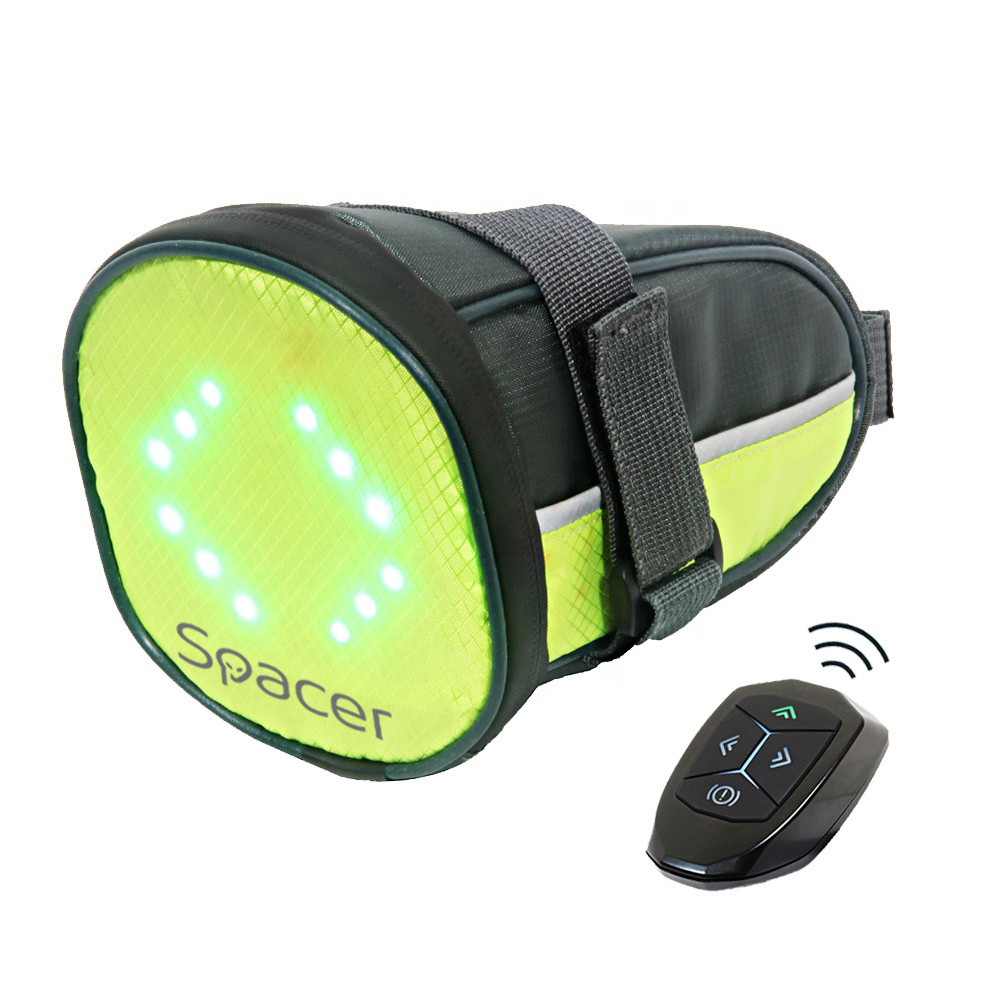 SPACER GEANTA reflectorizanta pentru Bicicleta, cu semnalizare LED prin telecomanda si, SPBB-LEDSign - imagine 5