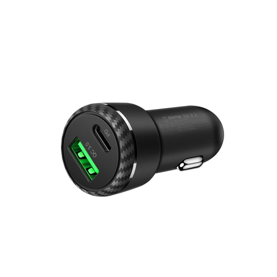 MCDODO Incarcator Auto, 36W, 2 porturi, Negru, CC-5970