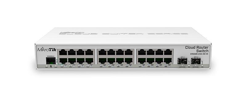 Mikrotik NET ROUTER/SWITCH 24PORT 1000M/, CRS326-24G-2S+IN