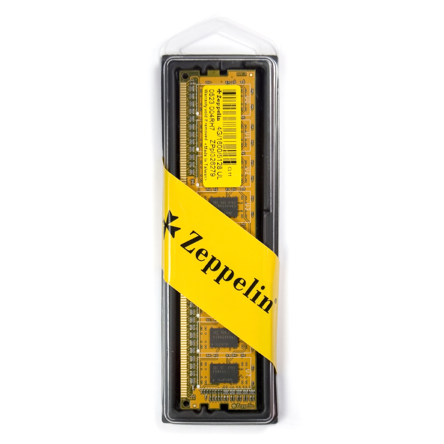 Zeppelin MEMORIE DDR DDR3 4GB frecventa 1600 MHz, 1 modul, retail, ZE-DDR3-4G1600b