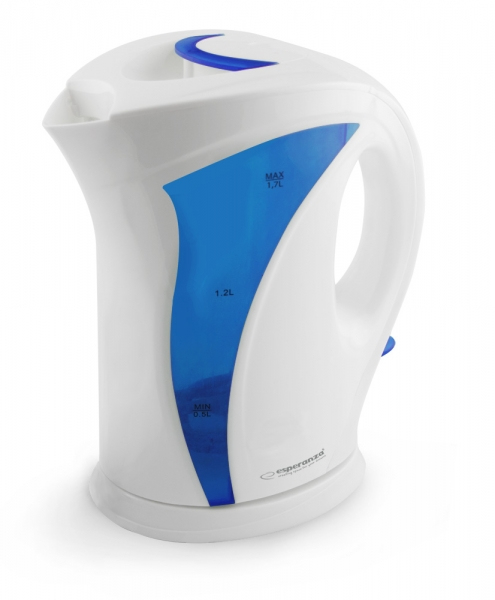 Esperanza Fierbator electric Iguazu 2200W 1.7l Alb/Albastru, EKK018B