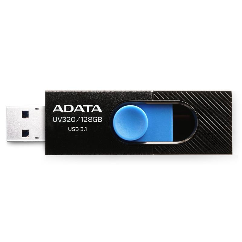 ADATA Memorie USB UV320 128 GB, USB 3.1, Negru, AUV320-128G-RBKBL