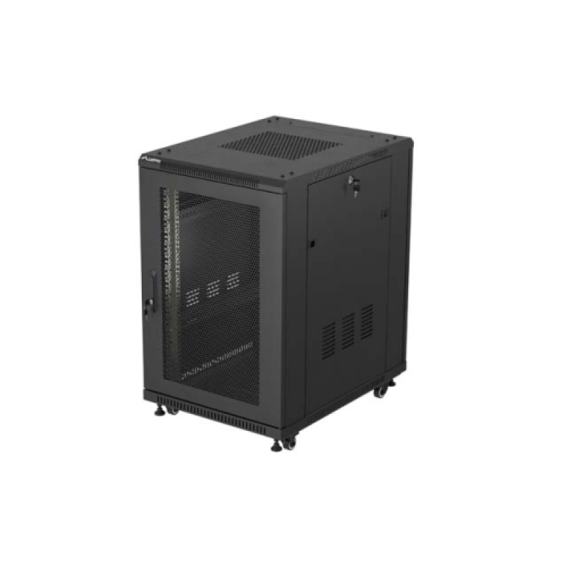 LANBERG Dulap rack 19 perete 18U/600X800 FLAT PACK WITH MESH DOOR, self- assembly, FF01-6818-23B