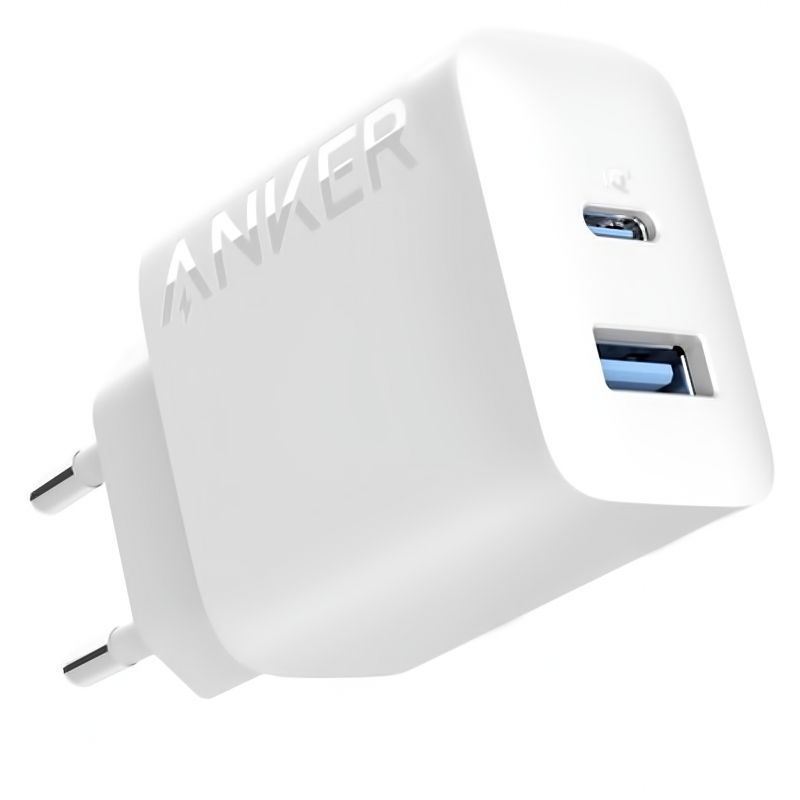 Anker INCARCATOR retea "312" 20W, PowerIQ, 1 x USB Type-C, 1 x USB, alb, A2348G21