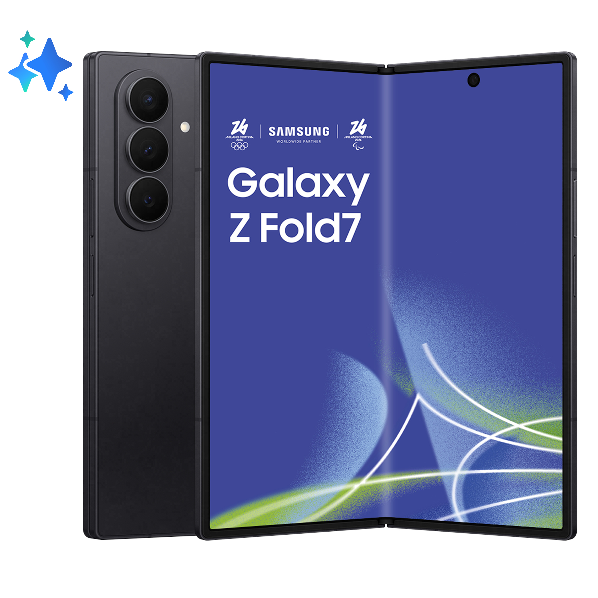 Samsung Smartphone Galaxy Z Fold7 1TB 16GB RAM 5G Dual SIM Jetblack, SM-F966BZKNEUE