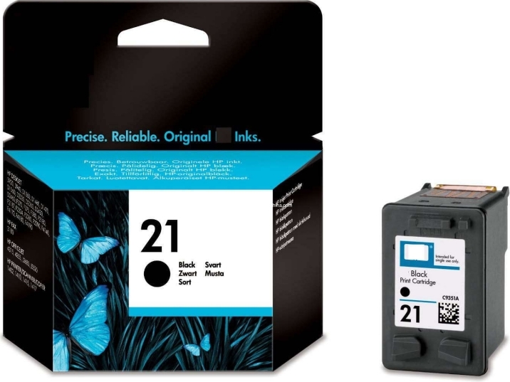 HP Cartus Cerneala Original Black, nr.21 pentru DJ3920|3940|D1360|14xx|F2180|2275|22xx, C9351AE