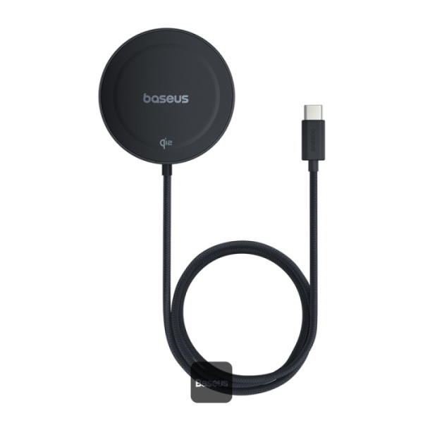 Baseus INCARCATOR wireless Mini4 Qi2, magnetic, 15W, negru, P10273300121-01