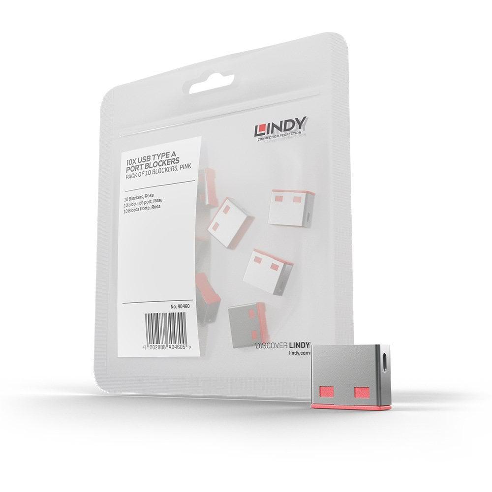 LINDY Adaptor USB Locks, 10 USB, blue, LY-40462 - imagine 2
