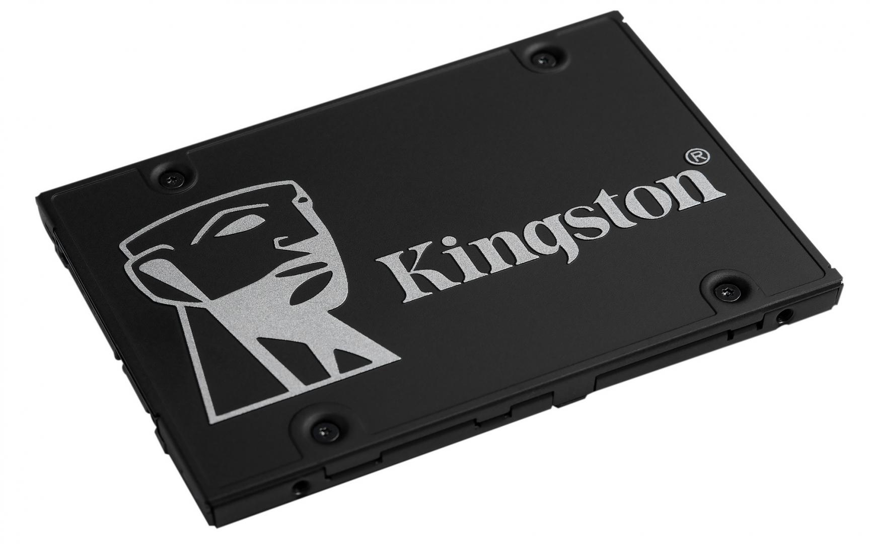 Kingston SSD, KC600, 256 GB, 2.5 inch, S-ATA 3, 3D TLC Nand, R/W: 550/500 MB/s, SKC600/256G