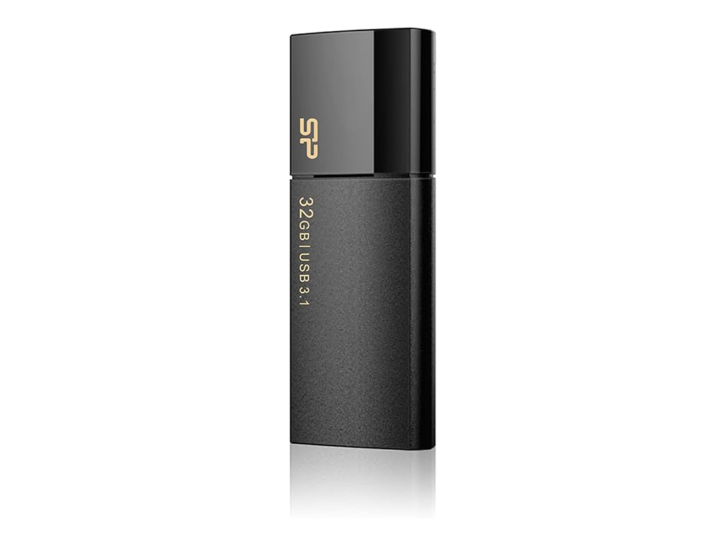 SILICON POWER USB Flash Drive SP, Blaze B05, 3.2, 32GB, Negru, SP032GBUF3B05V1K
