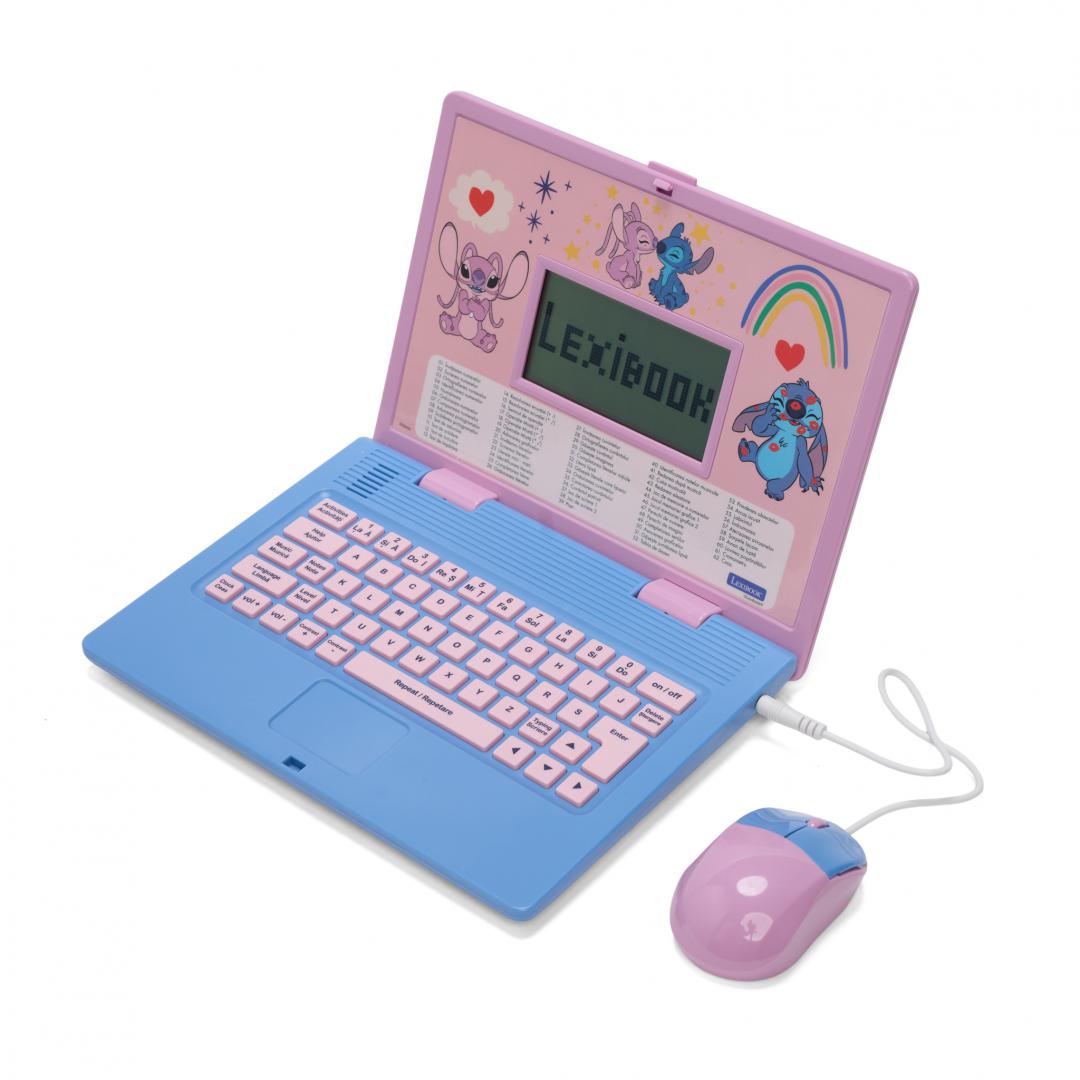 LEXIBOOK LAPTOP EDUCATIONAL BILINGV EN/RO, STITCH, JC499DI6