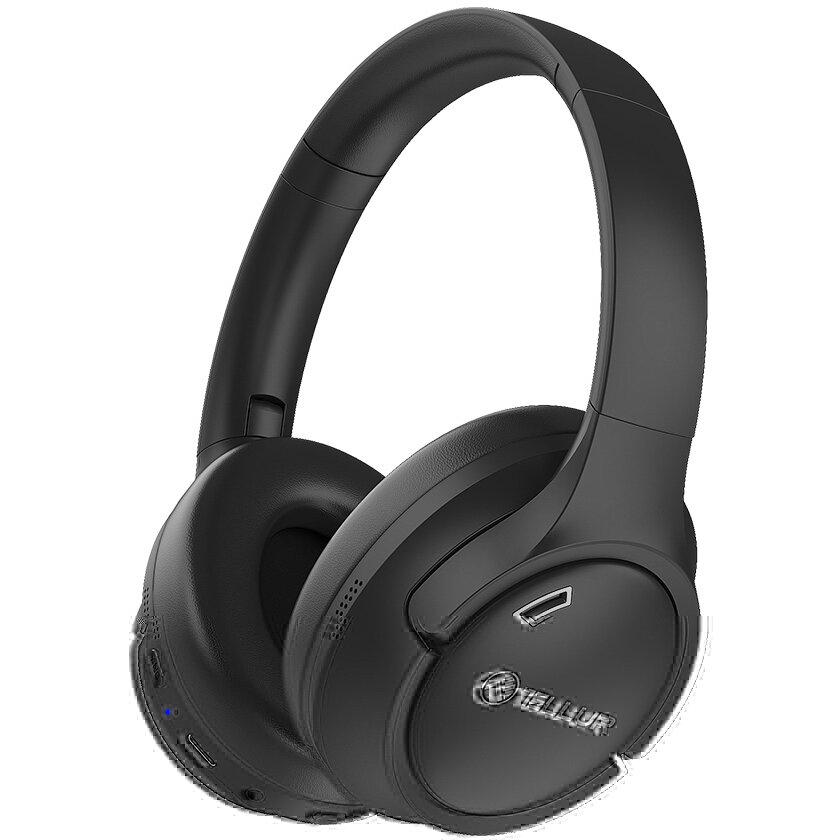 TELLUR Casti Over-ear Vibe, Wireless, noise-canceling, Negru, TLL511471