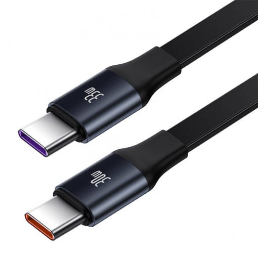 Baseus INCARCATOR auto Tiny Star, Quick Charge 33W, cablu integrat 2 x USB Type-C, C00035500111-00 - imagine 2