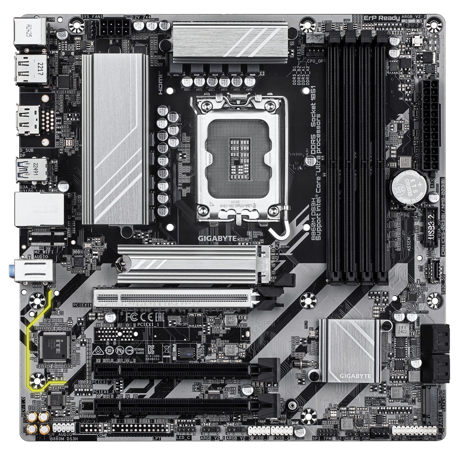 Gigabyte MB LGA1851, B860M DS3H