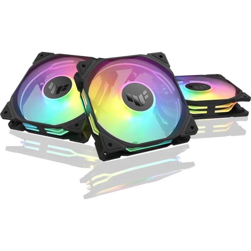 Asus Fan TUF Gaming TR120 ARGB BLACK REV, TUF GAMING TR120 FAN ARGB REVERSE BLACK