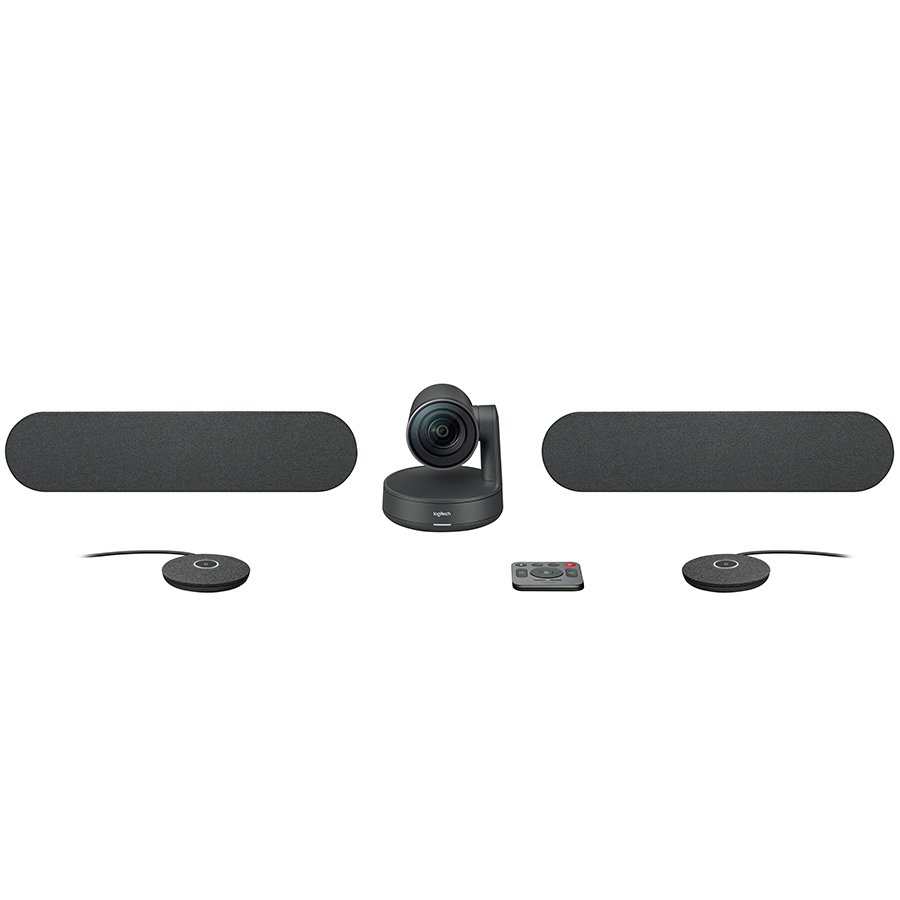 Logitech KIT conferinta, contine Camera Ultra-HD (4K), Hub conectare x 2, Difuzor x 2, 960-001224 - imagine 2