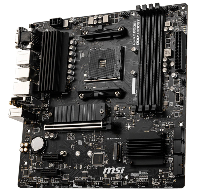 MSI PLACA de BAZA, skt AM4, mATX, AMD B550, 4 x DDR4, max. 128 GB, 4 x SATA, 2 x, B550M PRO-VDH WIFI - imagine 3