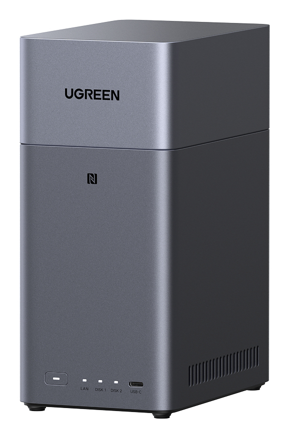 UGreen NAS DH2300 Bundle, CPU RK3576 2.0GHz ARM, RAM DDR4 4Gb, SATA 30Tx2, LAN 2.5Gbx1, 1xUSB, 95998
