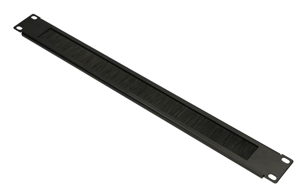 Extralink Cable organizer 1U with brush black, EX.9670