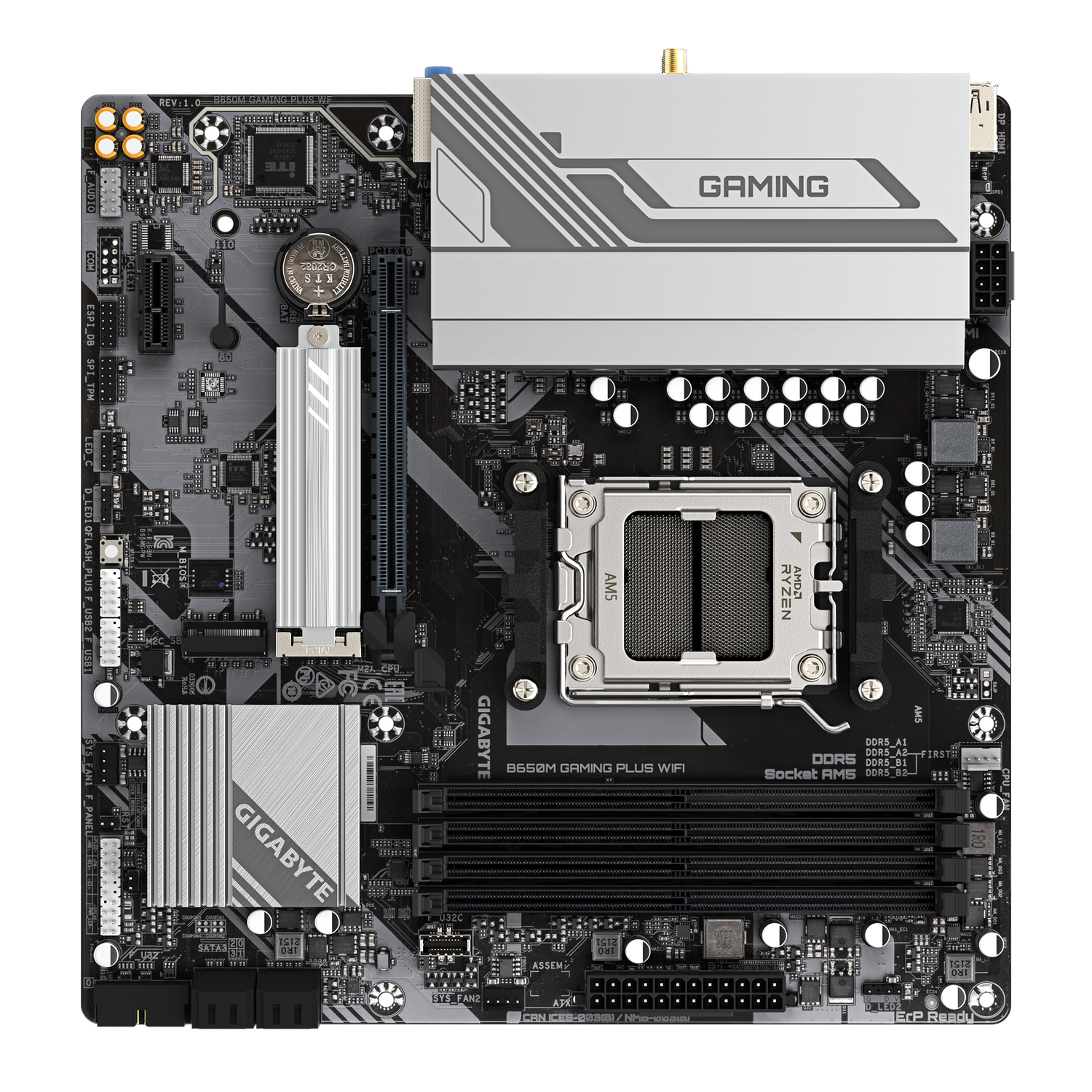 Gigabyte Placa de baza, B650M GAMING PLUS WF - imagine 2