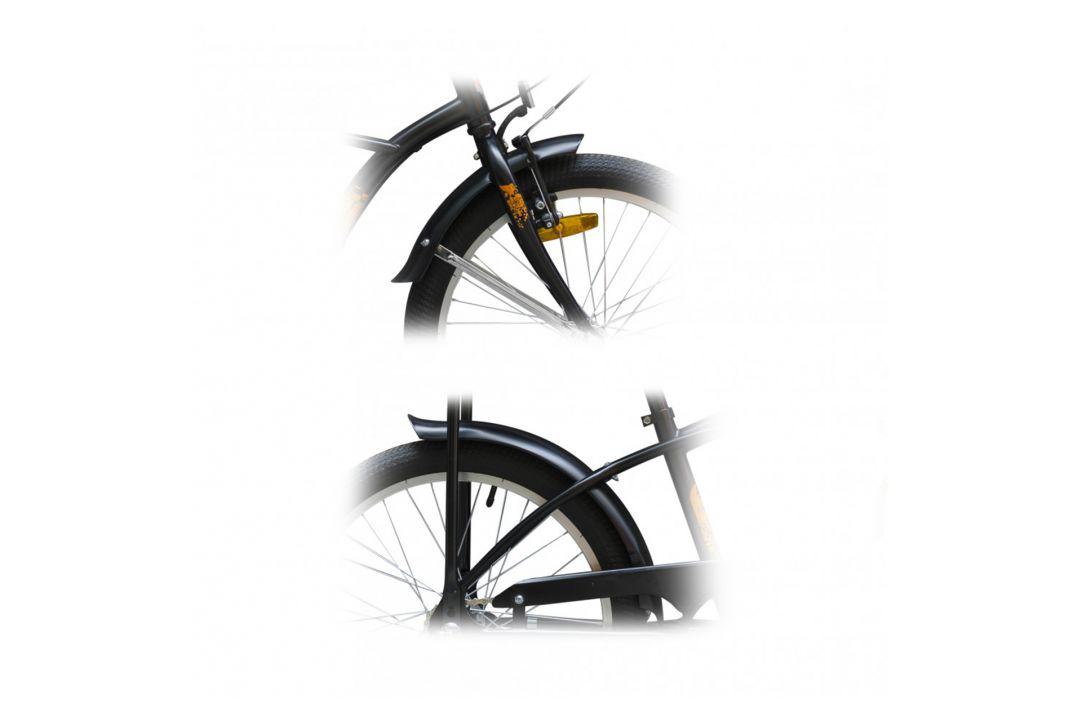 PEGAS Aparatori Strada Mini 16 +suport, Negru, FD-STRADAMINI-BK