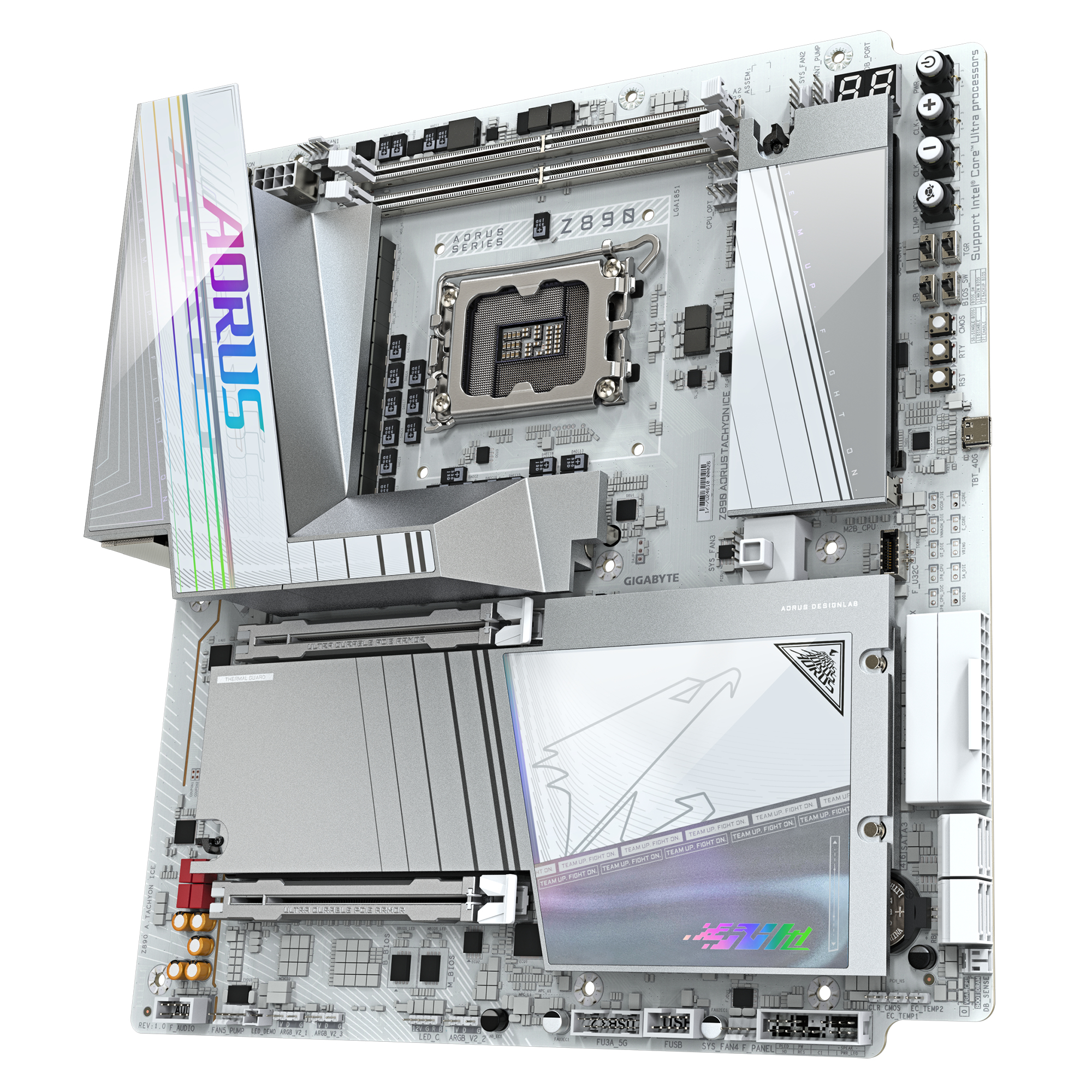 Gigabyte Z890 AORUS TACHYON ICE", Z890 A TACHYON ICE - imagine 4