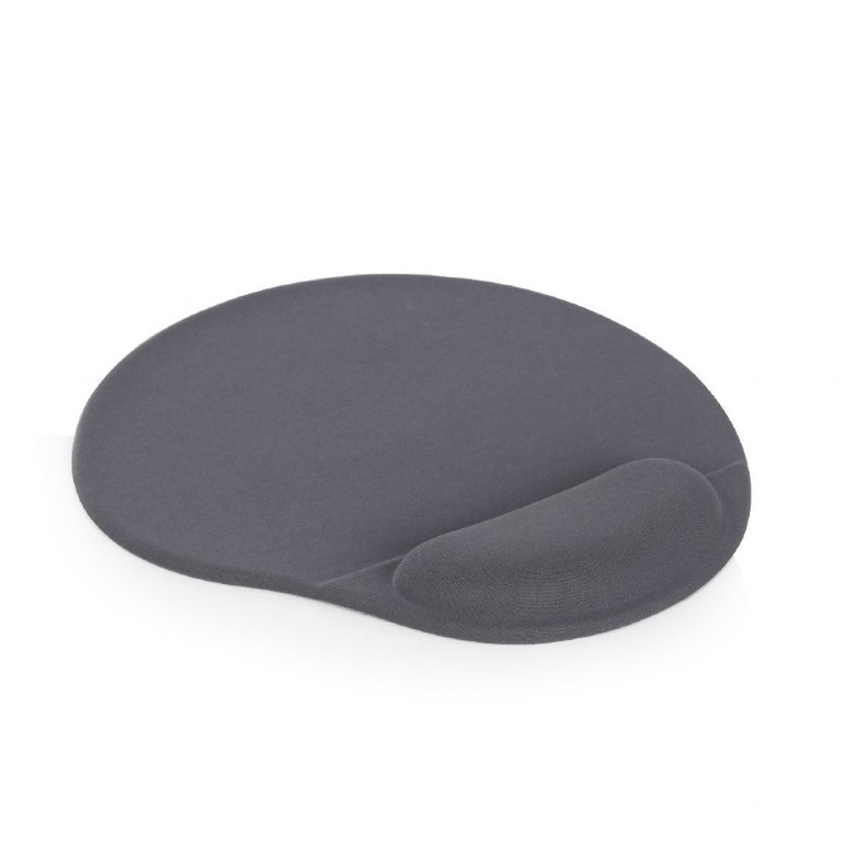 Gembird MousePAD, cauciuc si material textil, 240 x 220 x 4 mm, gri, MP-GEL-GR