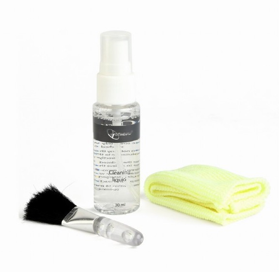 Gembird KIT curatare LCD 3-in-1, 1 solutie curatare 30ml, pensula, 1 servetel microfibra, CK-LCD-04