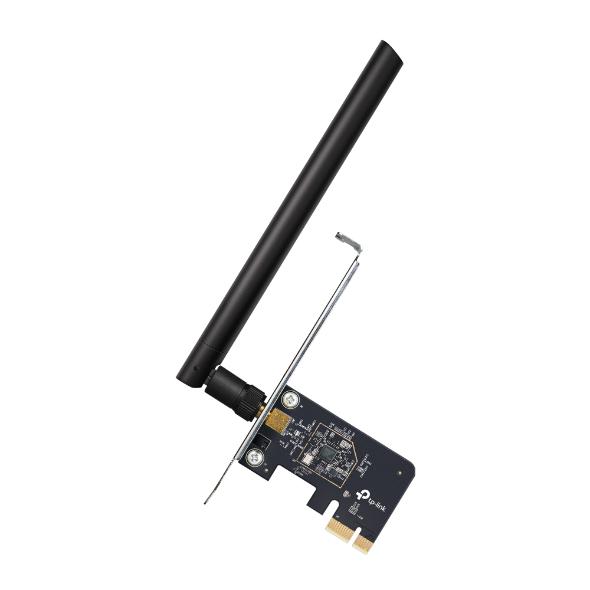 Tp-Link ADAPTOR RETEA AC600, intern PCI-Ex 2.4 GHz | 5 GHz, 600 Mbps, antena externa x 1, Archer T2E