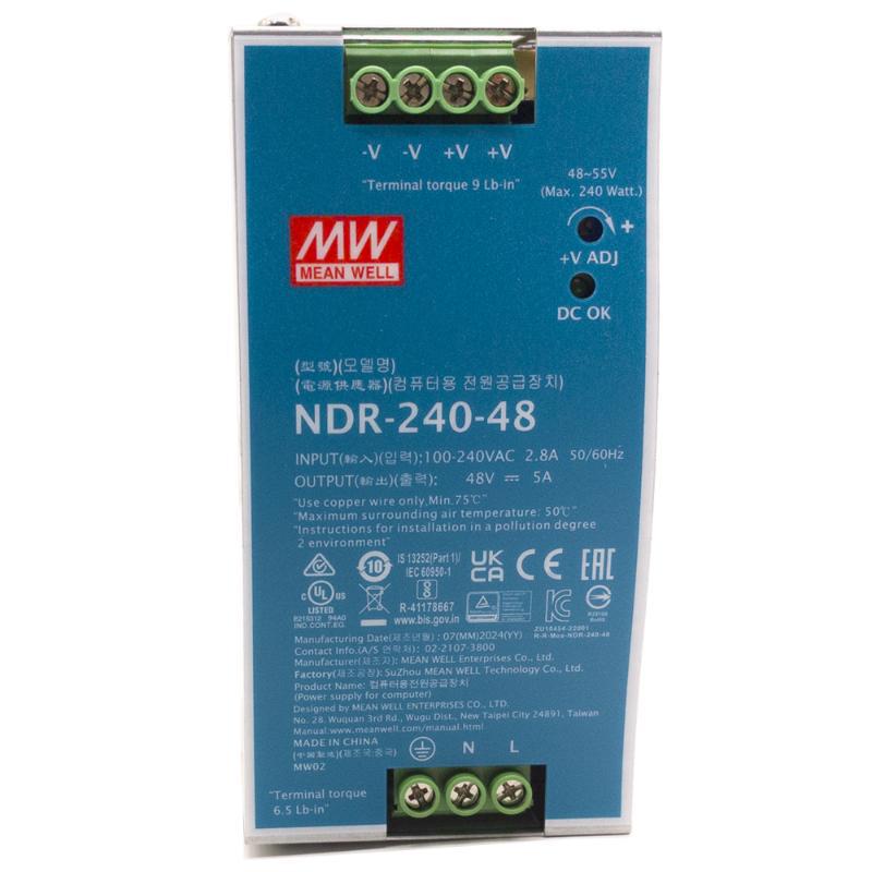 HIKVISION Sursa de alimentare; Tensiune iesire: 48VDC @5A, Tensiune alimentare: 90 ~, NDR-240-48