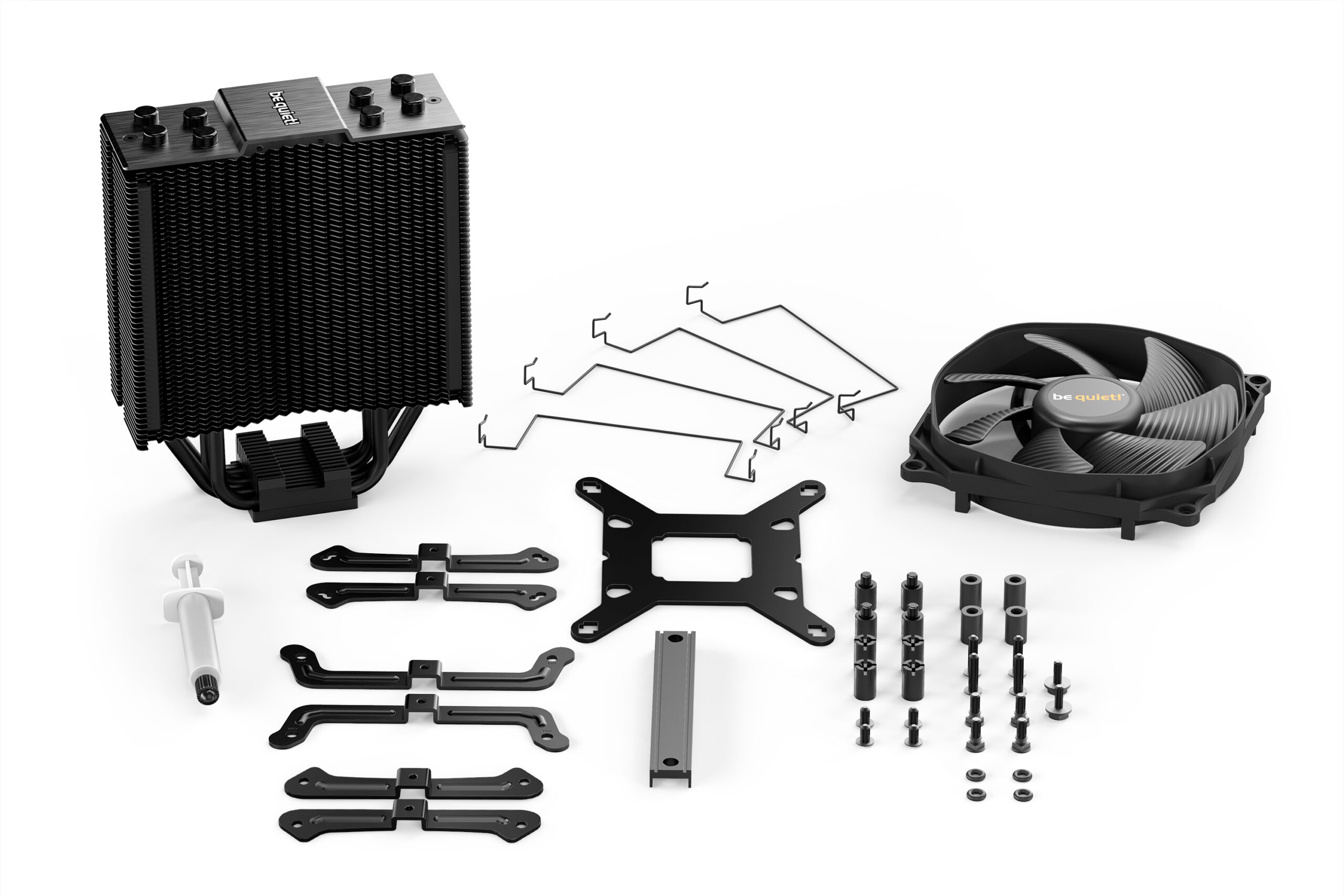 Be Quiet COOLER Dark Rock Slim,racire aer, Ø6 mm×4 pcs heatpipe, skt. Intel LGA, BK024 - imagine 7