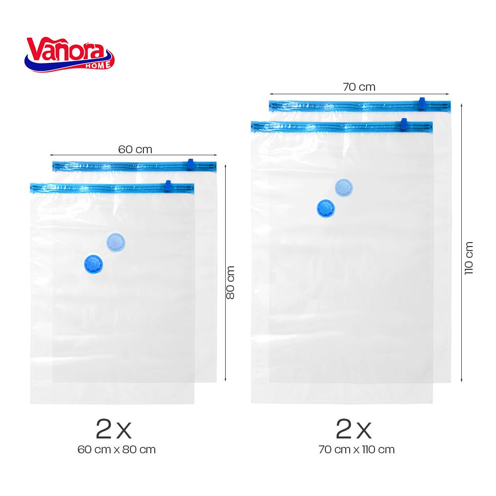 VANORA SET 4 SACI PENTRU VIDARE, VANORA HOME, VN-YMJ-4ST - imagine 3