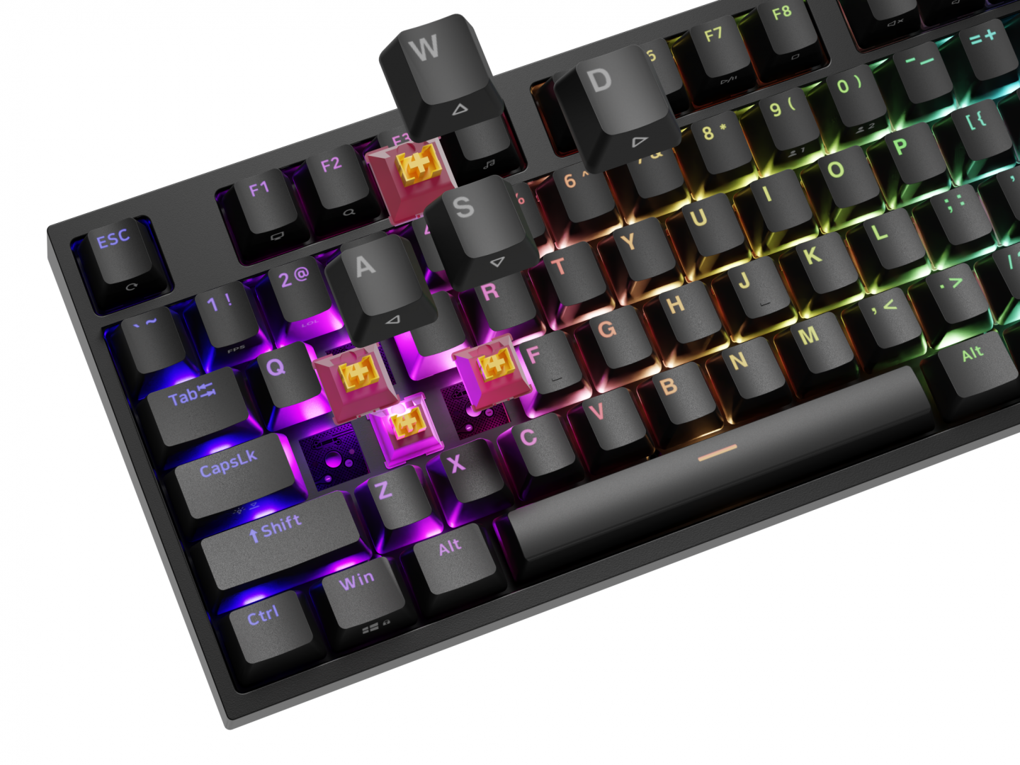 GENESIS Tastatura Mecanica Gaming Thor 404, RGB, USB, negru, NKG-2298 - imagine 6