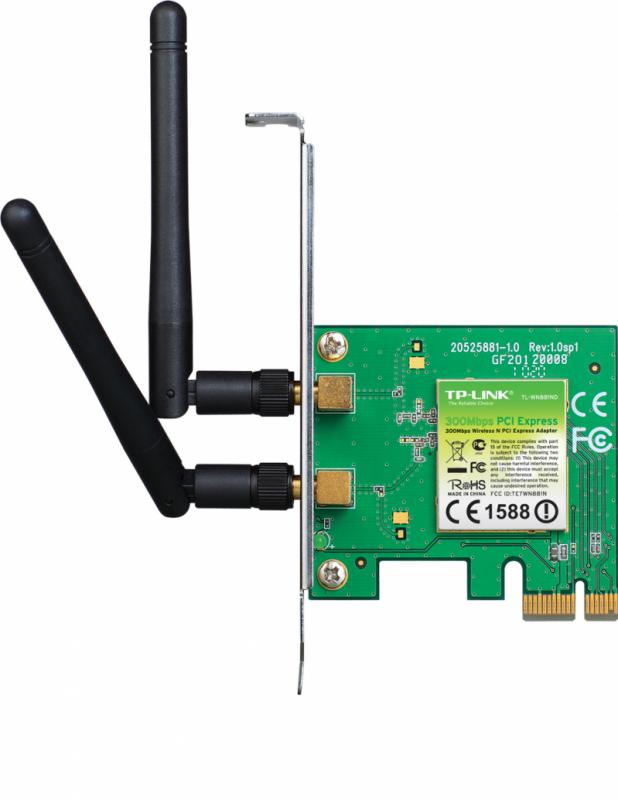 TP-LINK Placa de Retea Wireless, Wi-Fi, Single-Band, TL-WN881ND