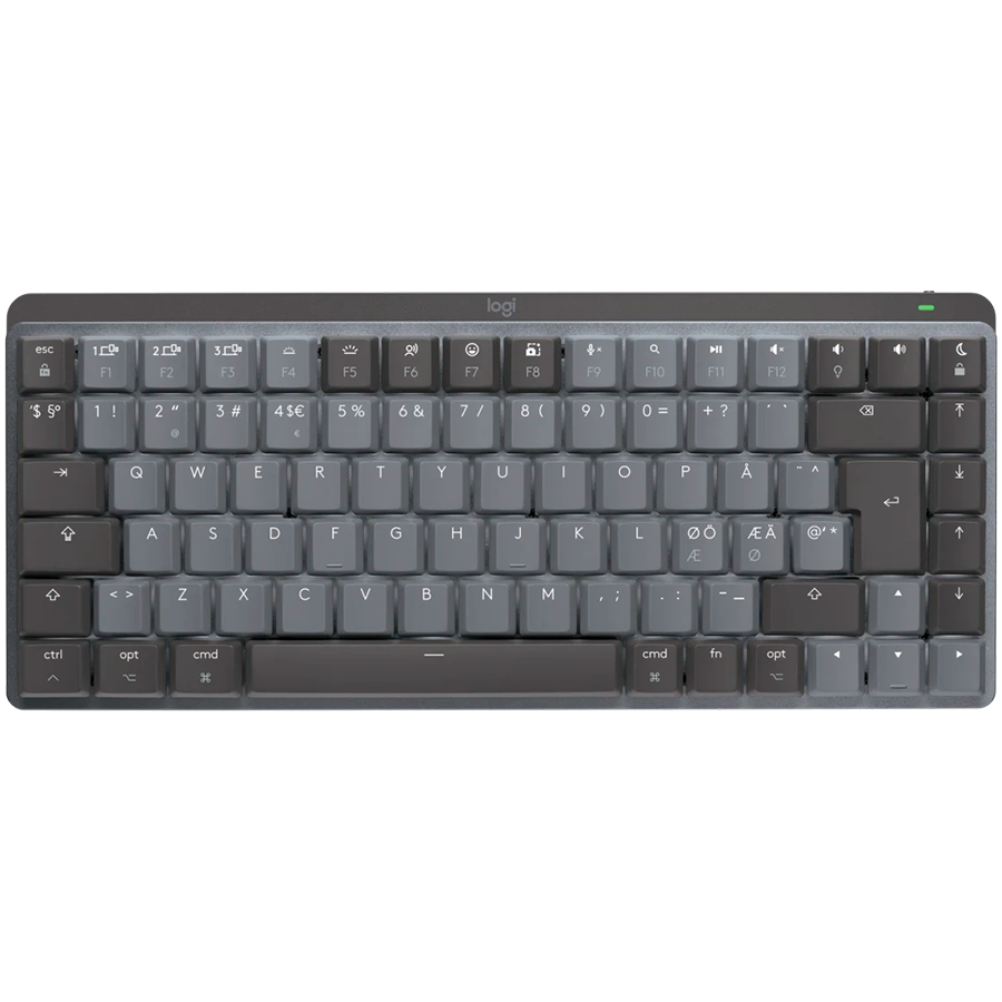 Logitech MX Mechanical Mini for Mac Minimalist Wireless Illuminated Keyboard - SPACE, 920-010837