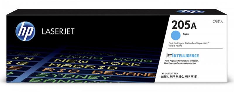 HP Toner Original Cyan, nr.205A pentru Color LaserJet Pro M180|M181, 0.9K, CF531A