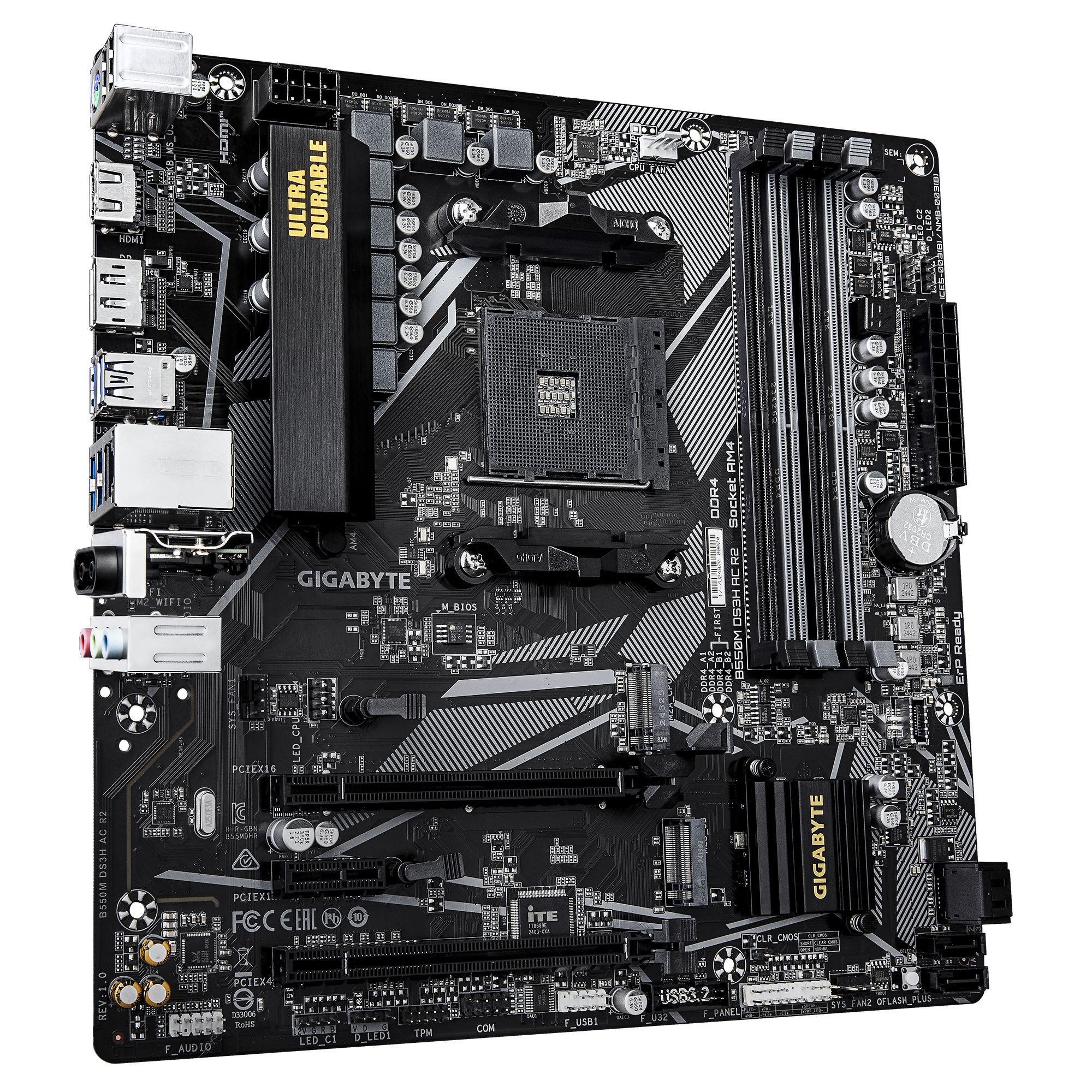 Gigabyte MB AM4, B550M DS3H AC R2 - imagine 3