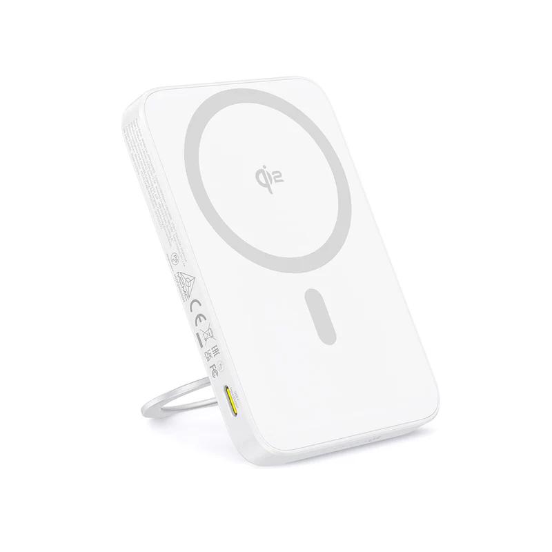 Baseus POWER BANK PicoGo Qi2 Magnetic, 5000mAh, PD 20W, 1 x USB Type-C, incarcare, P10076800213-01