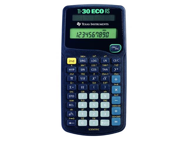 Texas Instruments CALCULATOR de BIROU TI-30RS eco, 10 digiti, TI000881