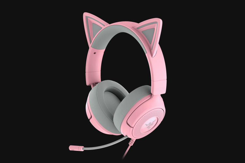 Razer Casti Kraken Kitty V3 X Quartz, RZ04-05350100-R3M1