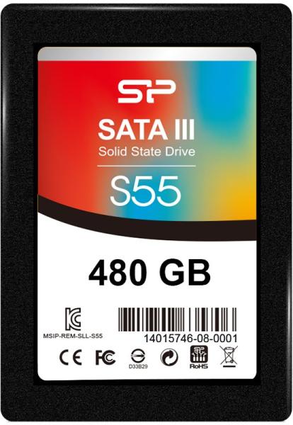 SILICON POWER SSD SP SLIM S55 480GB 2.5" SATA 6Gb/s, SP480GBSS3S55S25