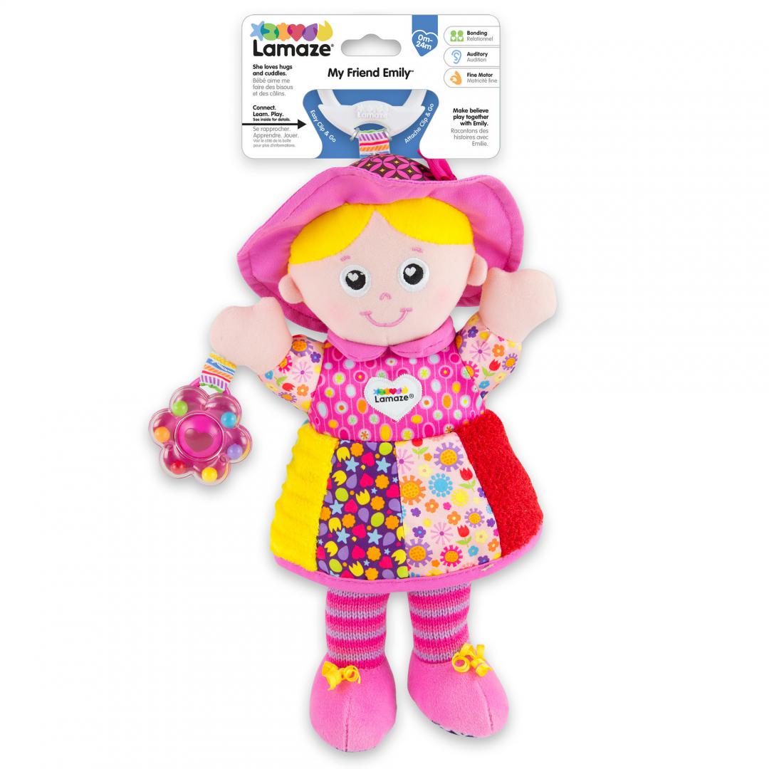 TOMY JUCARIE PENTRU BEBELUSI, PAPUSICA EMILIA, LAMAZE, T27026