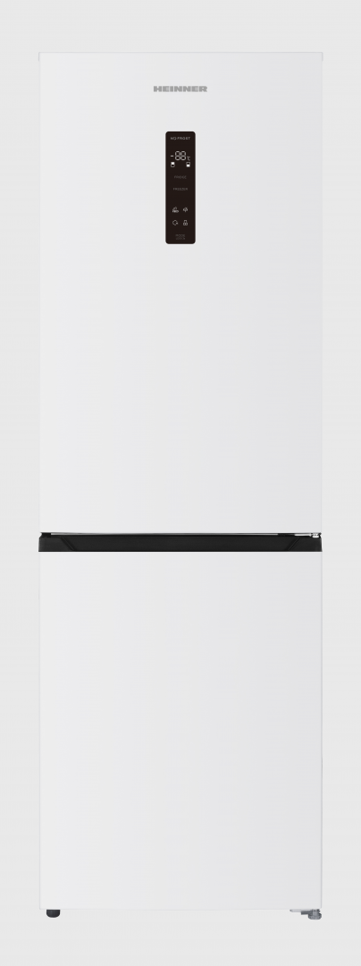 HEINNER Combina frigorifica, No Frost, 400 l, Clasa E, Compresor inverter, Alb, HCNF-HM400DINVE++
