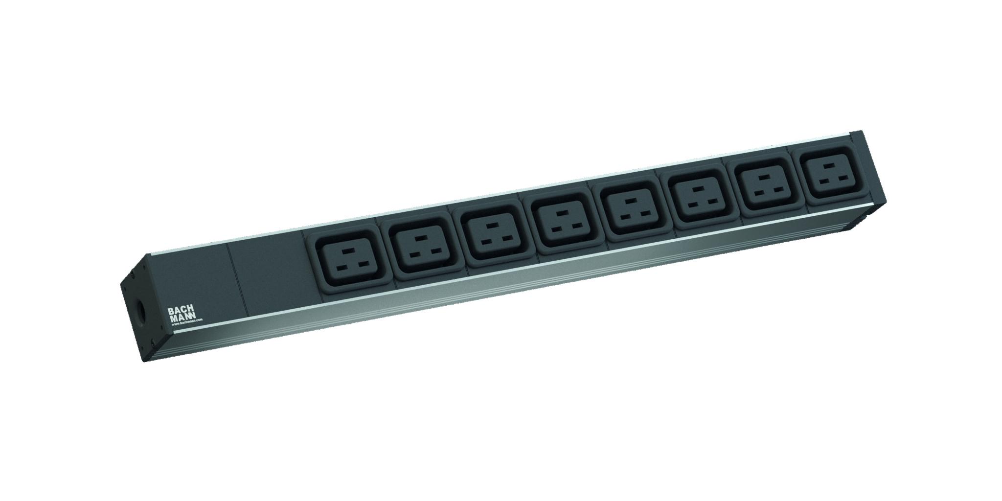 BACHMANN prelungitor 19 1HE 8xC19 cordon 2,0 m C20,0m C20; IT PDU Basic 1U (230V/ 50Hz), BM-333.815