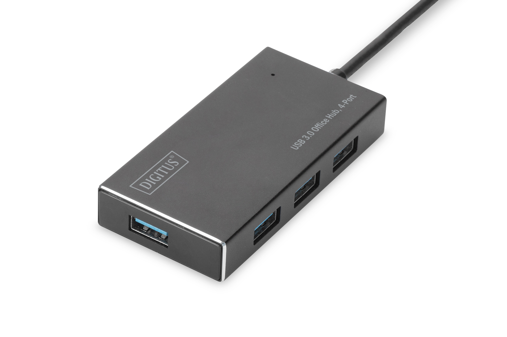 Digitus Hub 4-port USB 3.0 SuperSpeed, Power Supply, HQ aluminum, DA-70240-1